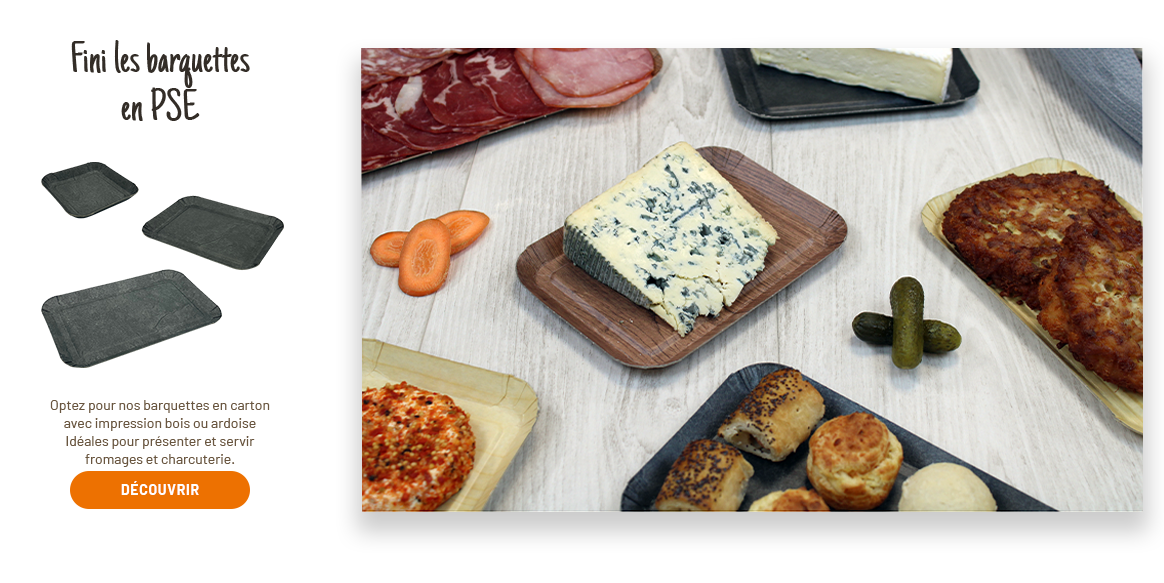 barquettes en carton alimentaires